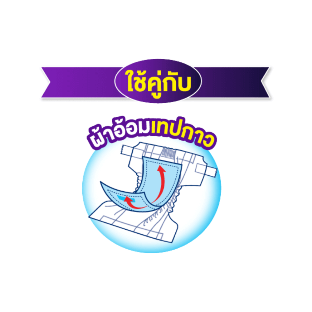 แผ่นเสริมซับไลฟ์รี่แบบกลางคืน 10 ชิ้น